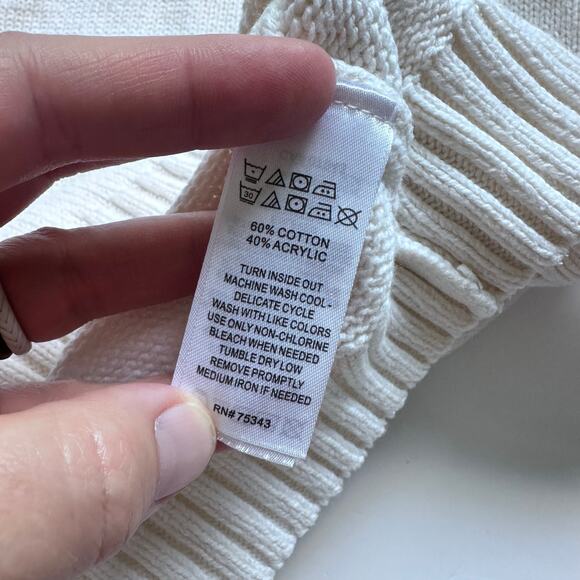 Cupcakes and Cashmere Ivory Sweater Dress - Girl's XS - Picture 5 of 5